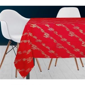 Image de Soleil d'Ocre NAPPE 180X180 CM COMETE rouge, par