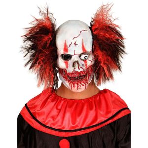 Image de Masque clown méchant avec cheveux