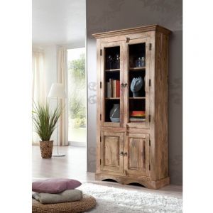 Image de Vitrine 90x40 Palissandre huilé Gris taupe leeds 47 - gris