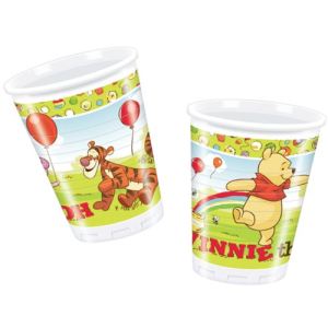 10 gobelets en plastique Winnie l'Ourson