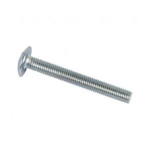 Diamwood Vis poêlier tête ronde large Fendue en croix 8 x 120 mm Zinguée - Boite de 50 pcs - VRL0807002B