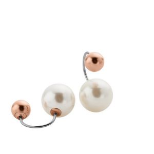 Image de SKAGEN Boucles d'Oreilles - Acier Inoxydable - Agnethe - Perle d'Imitation