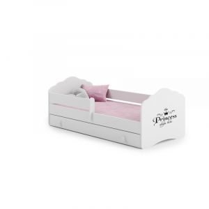 Lit enfant FALA BAR+SZU 160x80 Princess avec tiroir de rangement avec matelas