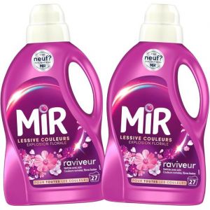 Mir Lot de 2 lessives liquides - Couleur Explosion Florale