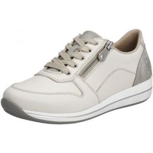 Rieker Femme N1100 Chaussures Basses &agrave; Lacets, Blanc, 36 EU Large
