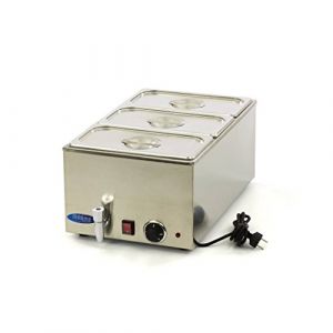 Maxima Bain Marie - avec Robinet - INCL 3 x 1/3 GN Set - &eacute;lectrique