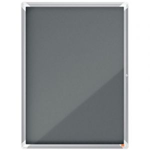 Nobo Vitrine en feutre claire 9xA4 pour affichage mural