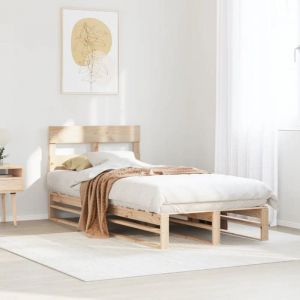 VidaXL Cadre de lit sans matelas 90x190 cm bois de pin massif