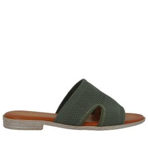 Mustang 1388-701, Sandale Femme, Vert foncé, 39 EU