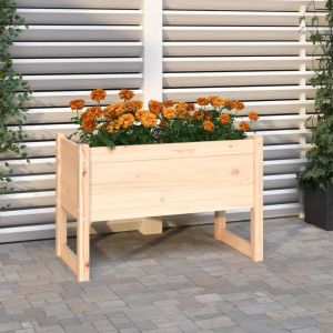 VidaXL Jardinière 78x40x52 cm Bois massif de pin