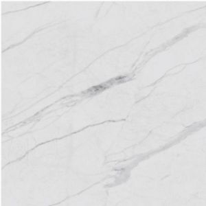 Cameleo Crédence de cuisine auto-adhésive aspect marbre blanc l. 200 cm x H. 40 cm x ép. 0,2 mm