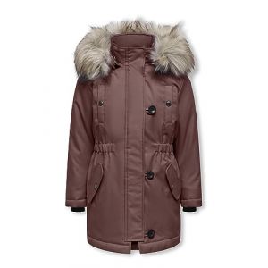 Only Veste de Kids - Iris Fur Parka - 128 à 164 - pour filles - vieux rose