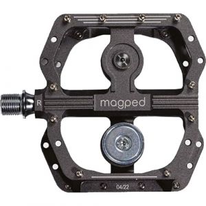Paire de pedales magnetiques magped enduro 2 aimant 150n noir