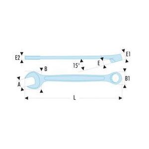Facom 440.1/4 - Clés mixtes en pouces