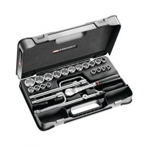 Facom Coffret douilles 1/2" 6 pans en pouces - 25 pi&egrave;ces SL.161-3P6U