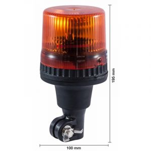 Ama Gyrophares série Skylar à Led 12/24 V base emboutie flexible