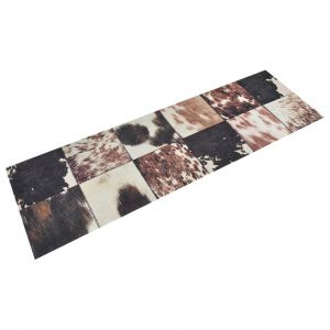 Image de VidaXL Tapis de cuisine lavable impression peau d'animal 60x180 cm