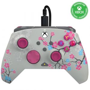 PDP Manette filaire Rematch Glow Blossom pour Xbox