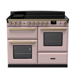 Falcon PIANO DE CUISSON ESTEL DELUXE OCTAB IND 110 CM ROSE PASTEL LAITON ANTIQUE