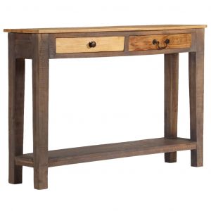 VidaXL Table console 118 x 30 x 80 cm Bois massif Vintage
