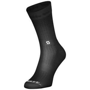 Scott Performance Crew Socks - Chaussettes de cyclisme taille 36-38, noir