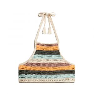 Superdry T-shirt crop dos nu en crochet femme