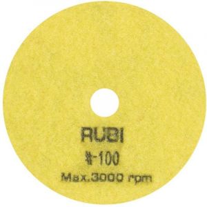 Rubi Disque diamant polissage et poncage a sec 100 mm gr. 100 - 62971