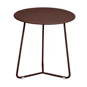 Image de Fermob Table d'appoint Cocotte / Tabouret - Ø 34 x H 36 cm rouille en métal