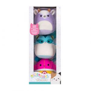 Pack de 3 Peluches Micromallows 6 cm Mod&egrave;le al&eacute;atoire