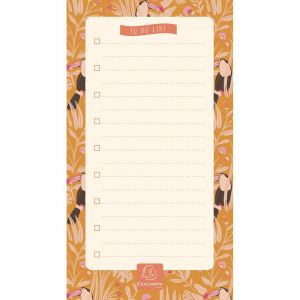 Exacompta 3380011E - To Do List Color Design - 10 x 18 cm - Visuel Toucan