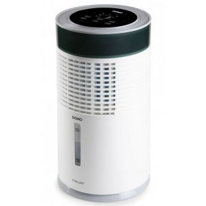 Domo Air Cooler Chillizz Refroidisseur d'air 9.6 W (Ø x H) 204 mm x 380 mm blanc, noir minuteur, avec humidificateur d'air, affichage LED X988552