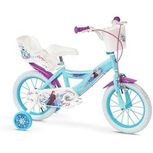 Toimsa Vélo enfant - La Reine des Neiges - 14 pouces - Bleu