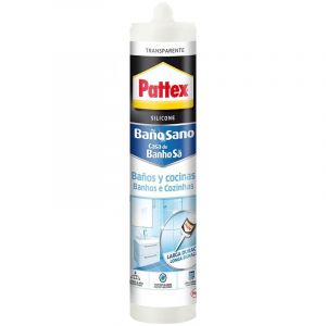Henkel Silicone pour salles de bains et cuisines 280 ml transparent - pattex