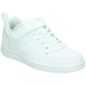 Nike Court Borough Low (PSV), Chaussures de Basketball Gar&ccedil;on, Bianco (White/White), 28.5 EU