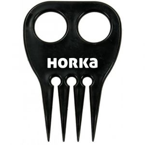 HORKA peigne d'entrelacement 9 cm noir
