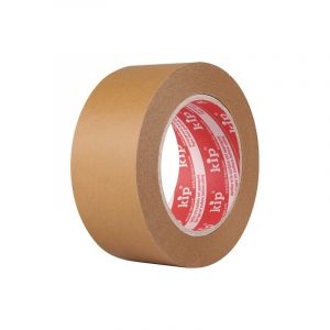 Kip Ruban d'emballage papier 48mm x 50m - Ruban adh&eacute;sif d'emballage solide et &eacute;cologique en papier kraft - Compos&eacute; de 60% de mati&egrave;res premi&egrave;res naturelles et de 30% de fibres recycl&eacute;es. Certifi&eacute; FSC