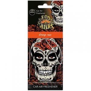 Awelco Car Air Freshener Aroma Skull Orange Man for Car Home Boat Caravan