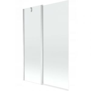 Desconocido Silla Pare-baignoire pivotant, 120x150 cm, Chromé