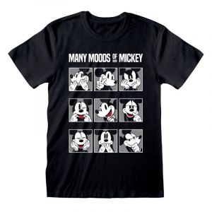 Mickey Mouse Disney Many Moods of Mickey Hommes T-shirt MIC03965TSB