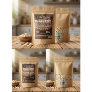 Image de Pistache d&rsquo;Afrique 150g &ndash; Graines de courge africaines 100% naturelles &ndash; Id&eacute;al pour sauces soupes et plats traditionnels