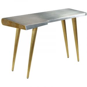 Image de Bureau table meuble travail informatique aviateur avion vintage style aviateur 120 cm 0502084