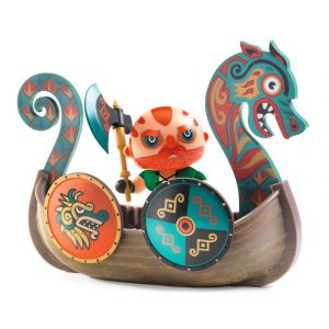 Djeco Figurine arty toys - Les barbare : Drak & Drakkar