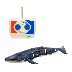 ColorBaby 47671 Racing Boat Baleine radiocommandée, 20 x 9 x 3,5 cm, télécommande, 6 Directions, fréquence 27 MHz, portée 5-6 m, Jouets radiocommandés, Animaux Jouets réalistes, 4 Ans