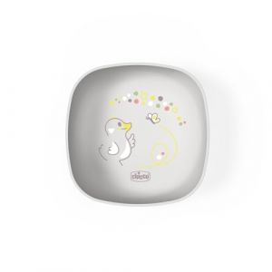 Chicco Ciotola con Coperchio 6m+ colore Grigio, 1 pezzo