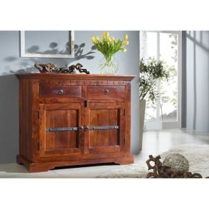 Buffet 107x50 Acacia laqué Nougat oxford 424 - marron
