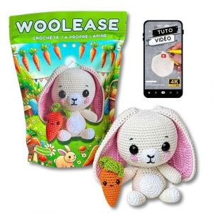 Kit de crochet Mywoolease Flora la lapine