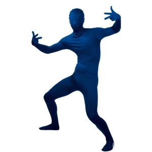 Ruedelafete D&eacute;guisement Kolalapo seconde peau Bleu taille L/XL