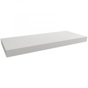 Naturel plan vasque 120x8x50 cm, blanc brillant (DO12050B)