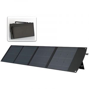 ProTec Panneau solaire portatif SolarTec 200 - 200w 18V 6.6A - 4 pans monocristallins - Port USB A-C - Câble DC