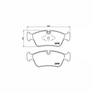 Brembo 4 plaquettes de frein P06035